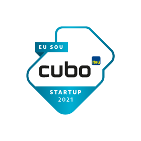 Selo Cubo Itaú Startup 2021